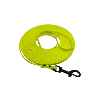 Vodítko pro psa Stopovací vodítko HEXA - 10mm šíře Barva: Světle modrá, Délka: 5m, Barva kování: Černá