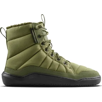 Dámská zimní obuv Vivobarefoot GOBI HIBER WOMENS OLIVE GREEN velikost 40 - Zelená