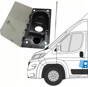 Palivová nádrž Víčko palivové nádrže EURO 6 AdBlue pro Fiat Ducato 2014-2018 / Levé / Sada