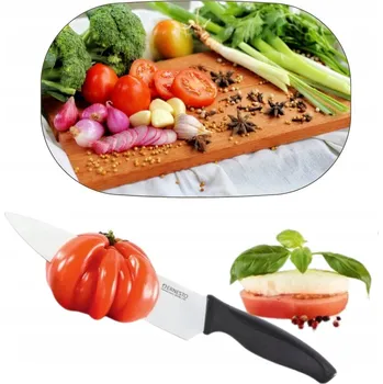 Kuchyňský nůž Livarno KUCHYŇSKÝ NŮŽ Z OCELI S OCHRANOU ČERNÝ PRAKTICKÝ OSTRÝ