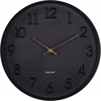Hodiny Nástěnné hodiny, moderní do obýváku, jídelny černé CALMA