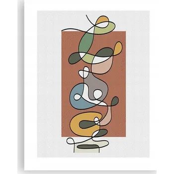 Obraz Obraz plakát bez rámu 40x50 abstrakce foto plakáty do obýváku ložnice