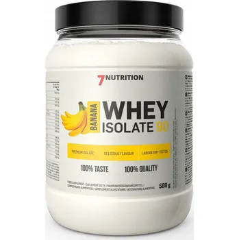 Protein Protein WPI 7nutrition Whey Isolate 90 500 g, banánová příchuť