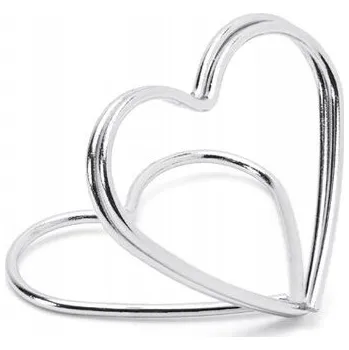 Obraz Stojánky na jmenovky Srdce stříbrné PCH1-018