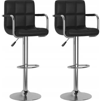 Barová židle Barová stolička VidaXL černá, 111 cm