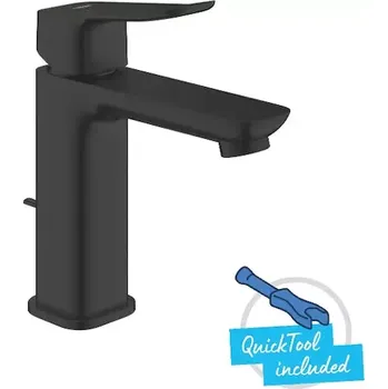 Grohe Dice - Umyvadlová baterie s výpustí, matná černá 1018322430