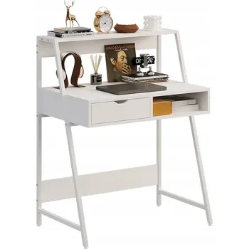 Psací stůl Obdélníkový psací stůl Muvu 80 x 50 x 98 cm bílý