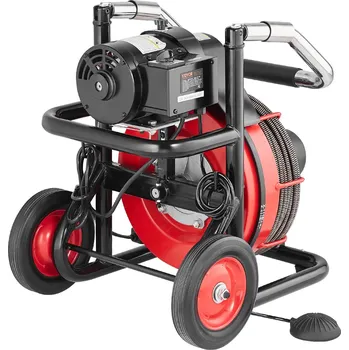 čistič potrubí VEVOR ZDJJKLSGDSTJ3PXN5V2 9,52 mm x 30,5 m