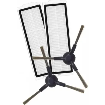 Sada příslušenství pro robotický vysavač HEPA filtry a kartáčky pro vysavač XIAOMI Robot Vacuum X20 Max (D109GL) sada 2+2ks