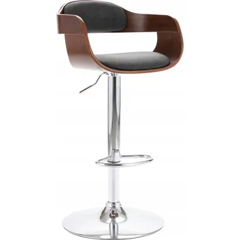 Barová židle Barová Židle Greatstore v odstínech hnědé 105,5 cm látka