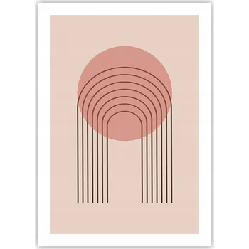 Obraz Plakát bez rámu do obýváku ložnice 50x70 abstrakce moderní módní obraz