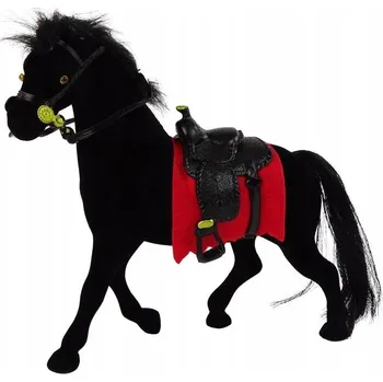 Figurka Figurka Černý Kůň Sedlo Farma