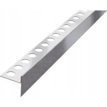 Sprchová vanička Sprchová vanička Skleněná Mozaika Okrajová lišta stříbrná matná čtvercová 120 x 4 cm