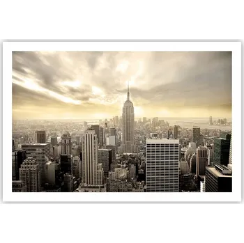 Obraz Obraz plakát do obýváku, ložnice 91x61 město foto na zeď bez rámu