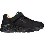 Skechers Dívky UNO Lite - Rainbow Specks Shoes v Cerná, Velikost
