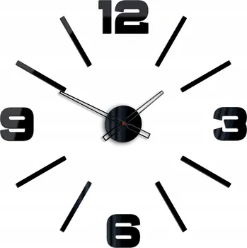 Hodiny Nástěnné hodiny Volan černé 75 cm