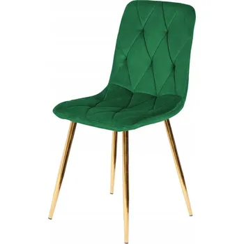 Jídelní židle Židle Lugano velur zelená 1 ks