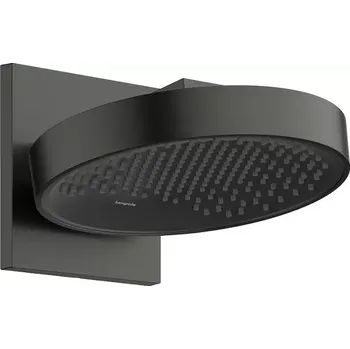 Sprchová hlavice Hansgrohe Rainfinity - Hlavová sprcha, průměr 25 cm, EcoSmart, kartáčovaný černý chrom 26227340