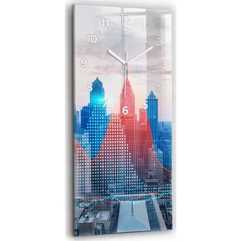 Hodiny Nástěnné hodiny Wallfluent modré 30 cm