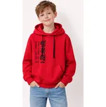 Červená mikina s kapucí pro kluky 146 / 11 let
