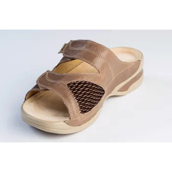 Dámské pantofle MEDISTYLE dámský pantofel na halux LUCY hnědá Velikost: 41