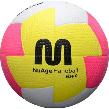 Míčový sport METEOR Házenkářský míč Nuage, vel. 0 Barva: žluto-růžová