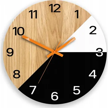 Hodiny Nástěnné hodiny Volan hnědé 33cm