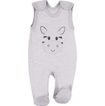 Kojenecké oblečení Eevi Dupačky BABY LOVE šedé - 56