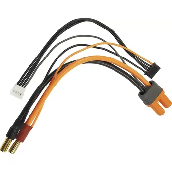 Spektrum nabíjecí kabel IC5 baterie - 5mm samec zlacený 15cm