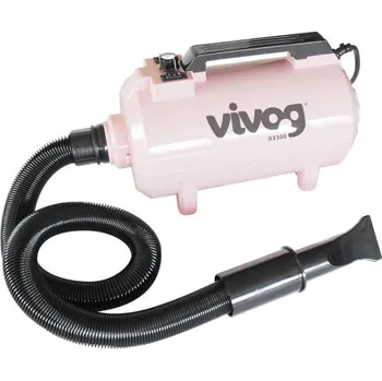 Vysoušeč srsti pro zvíře Vivog D2300 Růžový groomerský fén-blaster pro psy a kočky