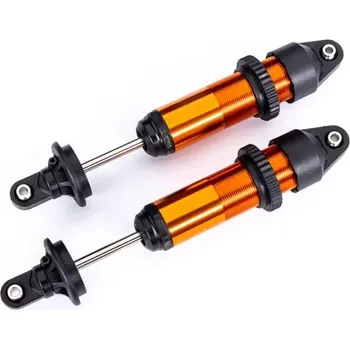 RC náhradní díl Traxxas tlumič GTX hliníkový oranžově eloxovaný (2)