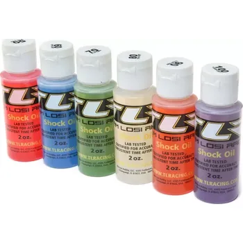 Team Losi Racing TLR silikonové oleje do tlumičů High (sada 6x56ml)
