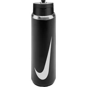 Láhev Nike Recharge 700 ml – nerezová, vakuově izolovaná, nepropustná, černá