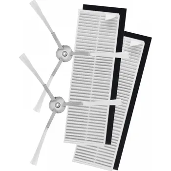 Sada příslušenství pro robotický vysavač HEPA filtry a kartáčky k vysavači ROWENTA RR7987WH X-Plorer S95 sada 2+2ks