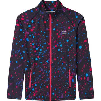 Dívčí mikina Dívčí funkční mikina - Wolf & Wolfie M2643, černá Barva: Černá, Velikost: 158