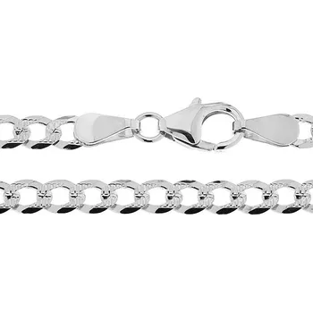 Náramek Leru Stříbrný náramek Pancer gravírovaný 13165 Délka náramku: 19cm