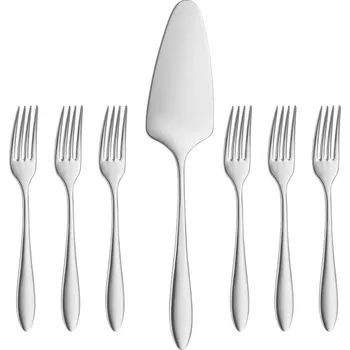 Příbor VILLA ITALIA Sada vidliček na dort se špachtlí pro 6 osob JASMINE