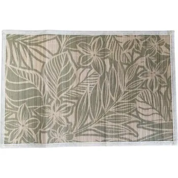 Obraz Bambusová podložka 45x30 cm s rostlinným vzorem