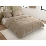 Krepové povlečení STANDO světle hnědé Rozměr povlečení: 70 x 90 cm | 140 x 200 cm