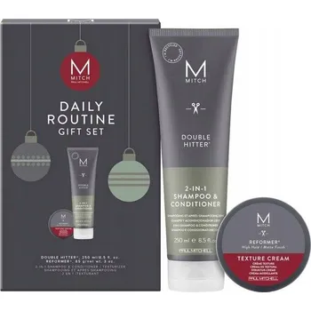 Kosmetická sada PAUL MITCHELL Mitch Daily Routin Gift Set Sada Šampon + Krém + Reformer