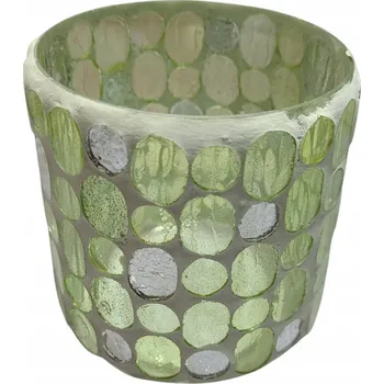 Svícen Skleněný svícen – Mozaika