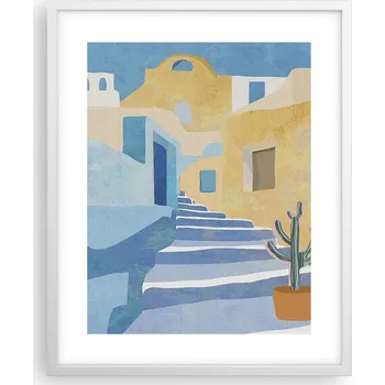 Obraz Obraz plakát na zeď v bílém rámu 40x50 cm, foto plakáty do obýváku