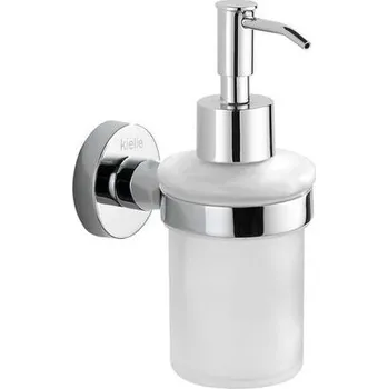 Dávkovač mýdla kielle Oudee Dávkovač mýdla s držákem, matné sklo/chrom
