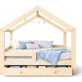 DĚTSKÁ POSTEL SE ZÁSUVKOU 200x90 PRO DĚTI + ROŠT + ŠUPLÍK W7