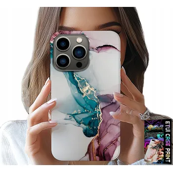 Pouzdro na mobilní telefon POUZDRO PRO IPHONE 16 PRO MAX - ELEGANTNÍ MRAMOROVÝ MÓDNÍ DÁMSKÝ OBAL