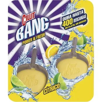 WC čistič 3012 WC Blok bez Mřížky Cillit Bang Power & Fresh Max Citrus (2 kusy) - x1