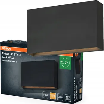 Venkovní osvětlení Venkovní nástěnné LED svítidlo 7W 330lm 3000K šedé IP65 Endura