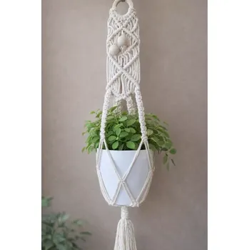 Železářství Závěs na květiny ZAV25 - bavlna (Macramé - květiny ZAV25)