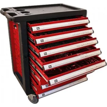 Montážní vozík vybavený 690x465x970mm 234 dílů uzamykatelný + plachta zdarma