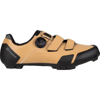 Pánská sportovní obuv Tretry FORCE MTB REVO 2 Světle Hnědé - vel. 43 r.26